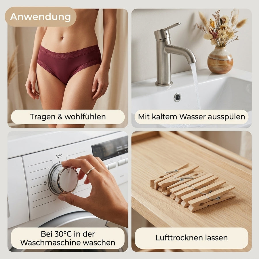 Luna™ Periodenslip Detailansicht